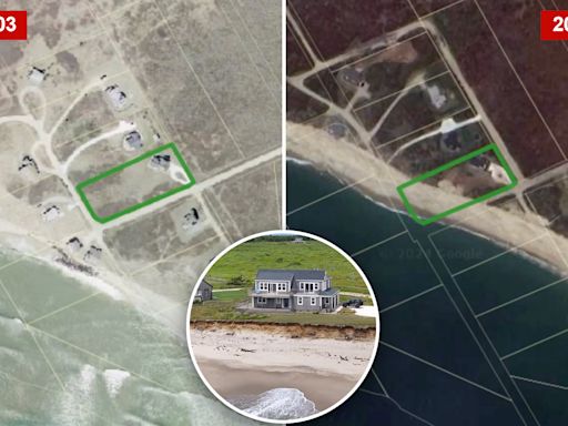 Beach erosion leaves Nantucket vacation home in peril — watch the astonishing time-lapse video
