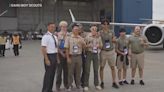Hawaii Boy Scouts attend Alaska Airlines Aviation Day in Seattle