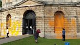 Oxford University’s Radcliffe Camera building sprayed with orange paint by Just Stop Oil protesters