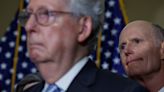 Rick Scott — Mitch McConnell's would-be rival — dodged a question on whether he'd back the Kentucky senator for GOP leader