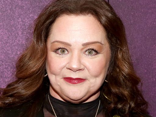 Melissa McCarthy poses in sheer black top and pants in NYC after weight-loss