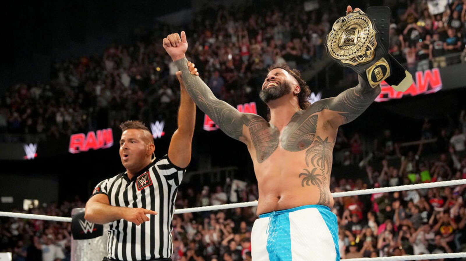 Triple H, Rikishi, More WWE Stars React To Jey Uso's Intercontinental Title Win On Raw - Wrestling Inc.