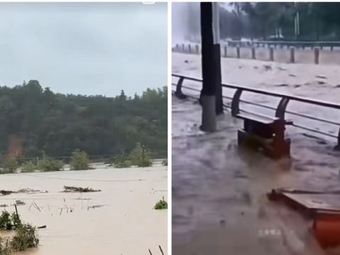 湖南涓河大範圍潰壩 民間揭官方隱瞞 | 暴雨 | 洪水 | 大紀元