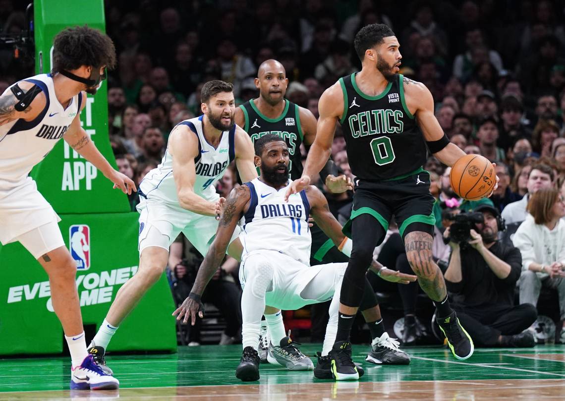 Mavericks’ Kyrie Irving may have changed. When it comes to Celtics, he earned the wrath