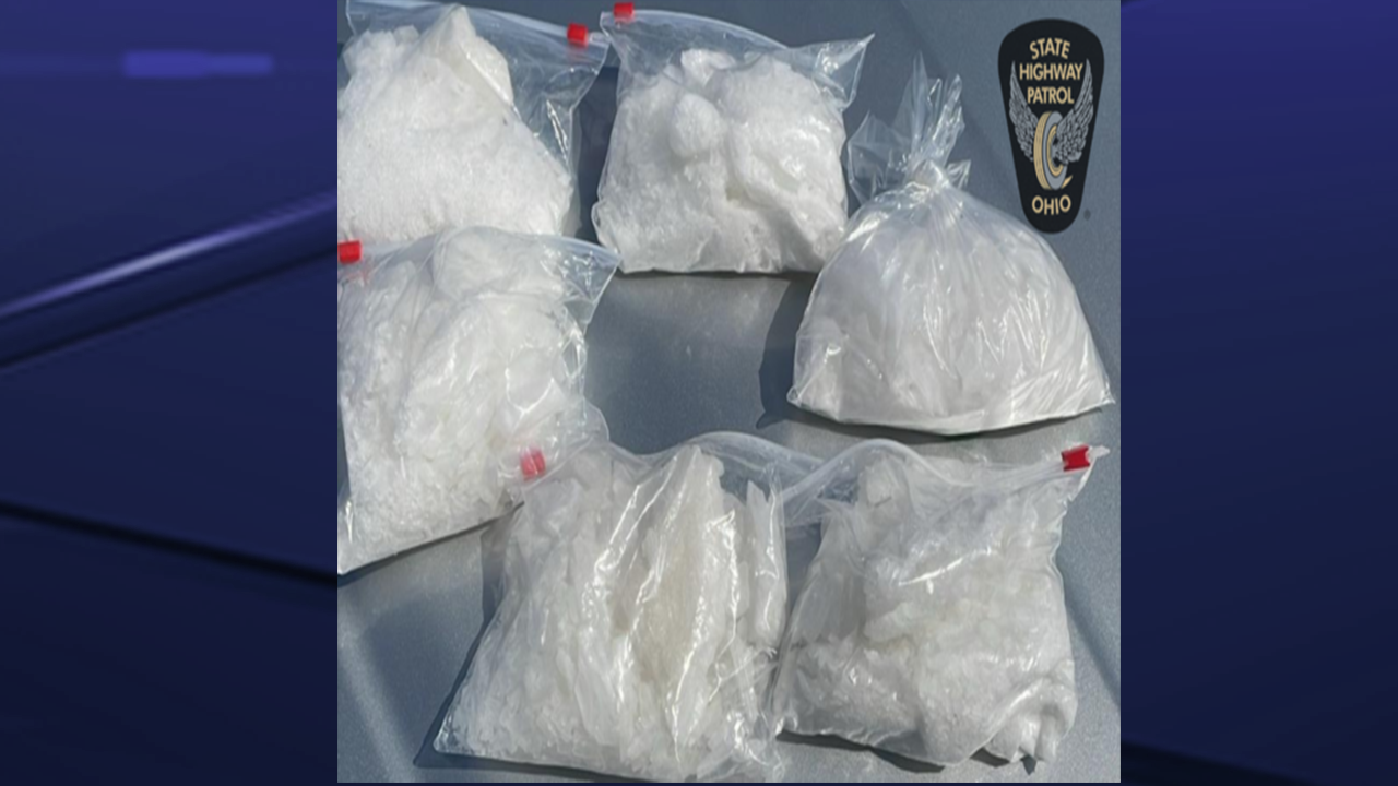 Traffic stop leads to seizure of 6 pounds of meth