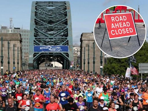 Great North Run 2024: Full list of road closures and extra LNER services