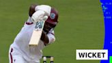 England v West Indies video: Gus Atkinson takes wicket of Kirk McKenzie