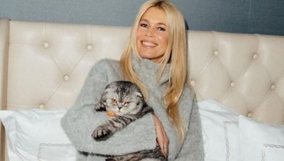 De qué raza es Chip, el gato de Claudia Schiffer que desfiló y es furor en las redes