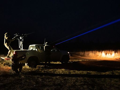 One night with Ukrainian drone hunters near Russia