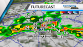 Tracking: Isolated strong storms move into the Charlotte area this weekend