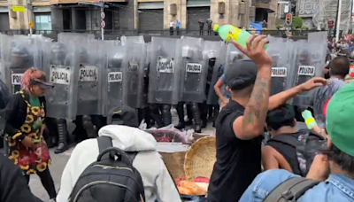 Detienen a sujeto relacionado con riña entre ambulantes y policías en Bellas Artes