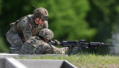 'A beautiful range.' Camp James A. Garfield opens new machine gun facility