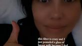 'I just pounded a glass of breast milk': Kourtney Kardashian shocks fans with sickness remedy