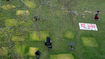 Brown University president’s commencement speech briefly interrupted by protesters - The Boston Globe