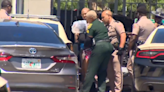 Woman arrested after FHP pursuit ends in front of BSO Public Safety Building - WSVN 7News | Miami News, Weather, Sports | Fort Lauderdale