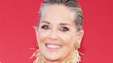 Sharon Stone, 66, is a total vision in sheer glittering dress following incredible achievement