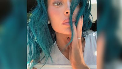 Kylie Jenner brings back 'King Kylie' hair color vibes: 'Teal the end of time'