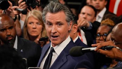 Newsom apoya a Biden y repite que no se postularía contra Harris