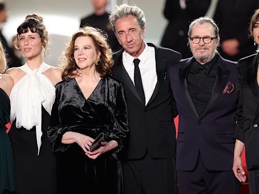 Gary Oldman and Paolo Sorrentino Embrace as ‘Parthenope’ Gets 9.5-Minute Standing Ovation at Cannes Film Festival