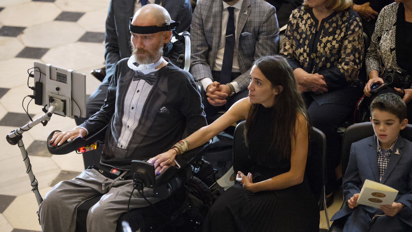 Exclusive: Using AI, Steve Gleason creates art for first time since ALS diagnosis