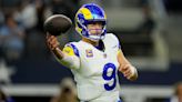 Rams' Matthew Stafford has sprained thumb ligament. Stetson Bennett is unlikely to play this season