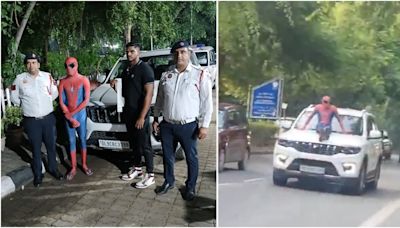 Delhi: Another 'Spider-Man' Arrested For Riding On Car's Bonnet In Dwarka, Video Goes Viral