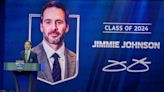 Jimmie Johnson, crew chief Chad Knaus join Donnie Allison in NASCAR Hall of Fame