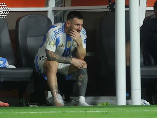 美洲盃梅西傷退痛哭 阿根廷逼進延長奪冠