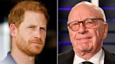 Prince Harry targets Rupert Murdoch in phone hacking lawsuit, alleges mogul was involved in a cover-up