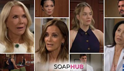 Weekly Bold and the Beautiful Spoilers Video Preview September 9-13: Steffy And Taylor Vs. Hope And Brooke