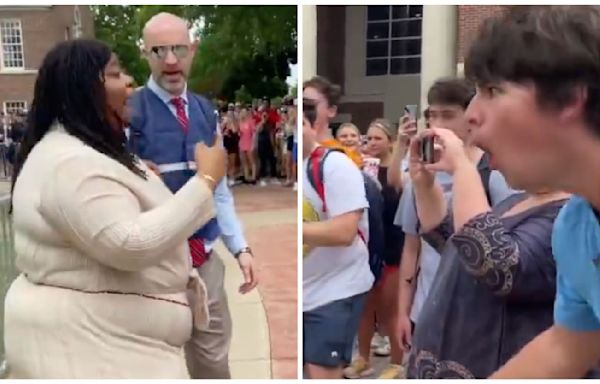 Ole Miss Students Appear to Mock Black Protester With Monkey Noises