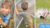 Toddler in need of ‘self care’ enjoys a relaxing mud puddle dip: ‘Every adult needs to do this’