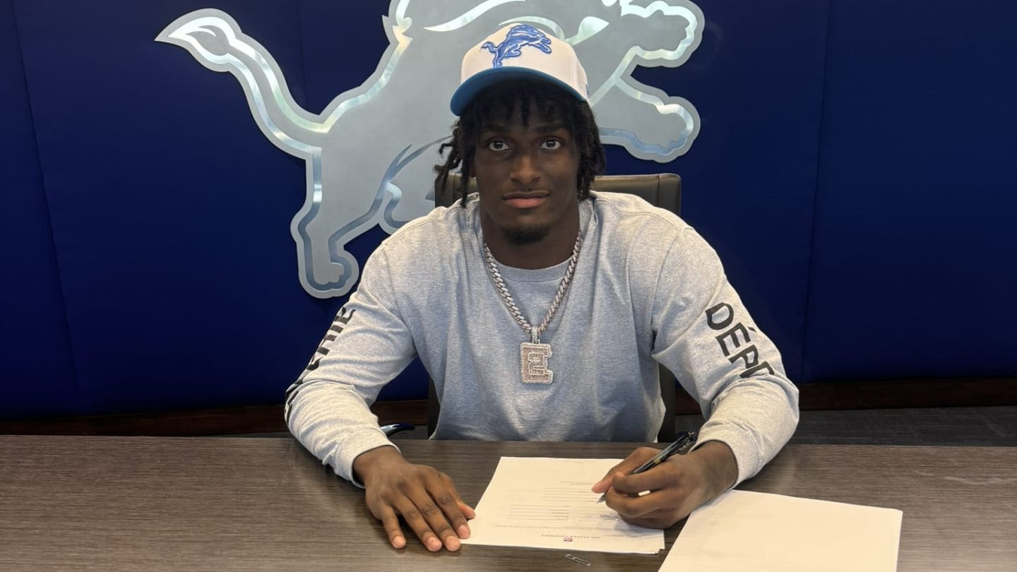 Ennis Rakestraw Jr. Officially Signs Rookie Contract with Lions