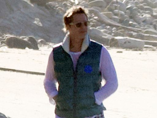 Brad Pitt looks lonely on solo beach walk after custody drama with ex Angelina
