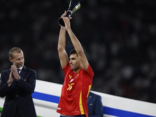 Rodri, mejor jugador de la Eurocopa