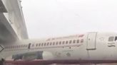 Watch: Former Air India aircraft gets stuck under bridge in Motihari