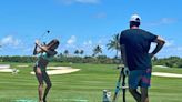 Jena Sims Golfs In Bikini On Vacation With Brooks Koepka