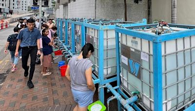 怡景園及周圍屋苑昨停水至今 水務署指工程受天雨及封路影響