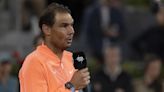 Nadal, en su emotivo homenaje en Madrid: "Es una broma, el año que viene vuelvo"