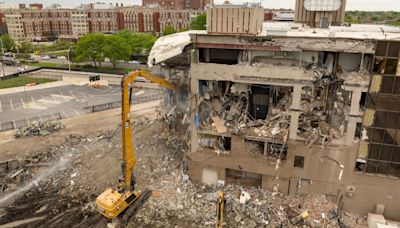 Former HAP headquarters in Detroit being torn down to make way for patient tower