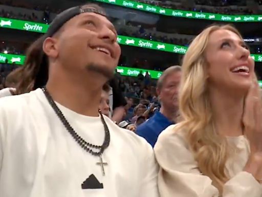 Mahomes appears at NBA playoff game and revealed stunning take to TV broadcaster