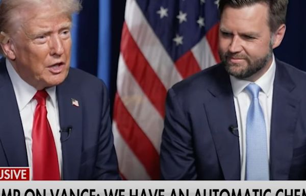 Critics Squirm Over 1 Particular Moment In Fox News Interview With Trump And Vance