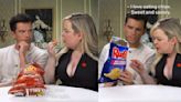 "They smell kind of prawn cocktail-y": Watch "Bridgerton" stars try iconic Canadian snacks | Dished