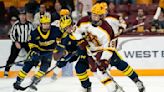 Gophers men's hockey routs Michigan 6-2 to secure third in the Big Ten