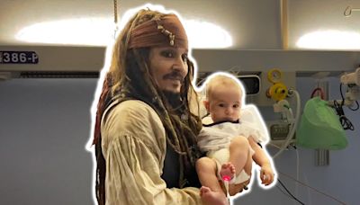 Johnny Depp Dresses As Jack Sparrow In Surprise Visit To Children's Hospital In Spain | Access