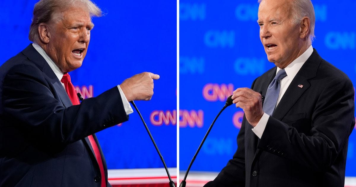 Debate takeaways: Trump confident, even when wrong, Biden halting, even with facts on his side