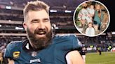 Jason Kelce Shares Holiday Card With Wife Kylie Kelce, 3 Daughters After Travis Kelce Christmas Duet