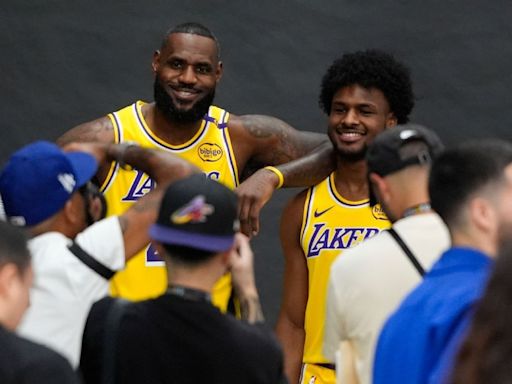 Inside Lakers training camp: LeBron with Bronny, Redick and painful lessons from Kobe