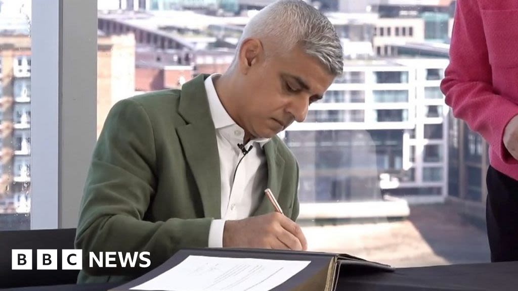 Mayor of London: Sadiq Khan sworn in for historic third term
