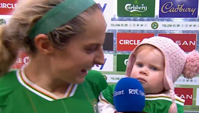 Baby Rosie steals the show during RTE interview with her mum Julie-Ann Russell